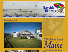 Tablet Screenshot of baysiderentals.com